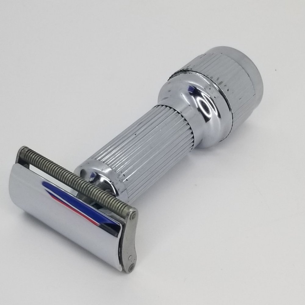 VINTAGE Stahly Live Blade Safety Razor Nickle